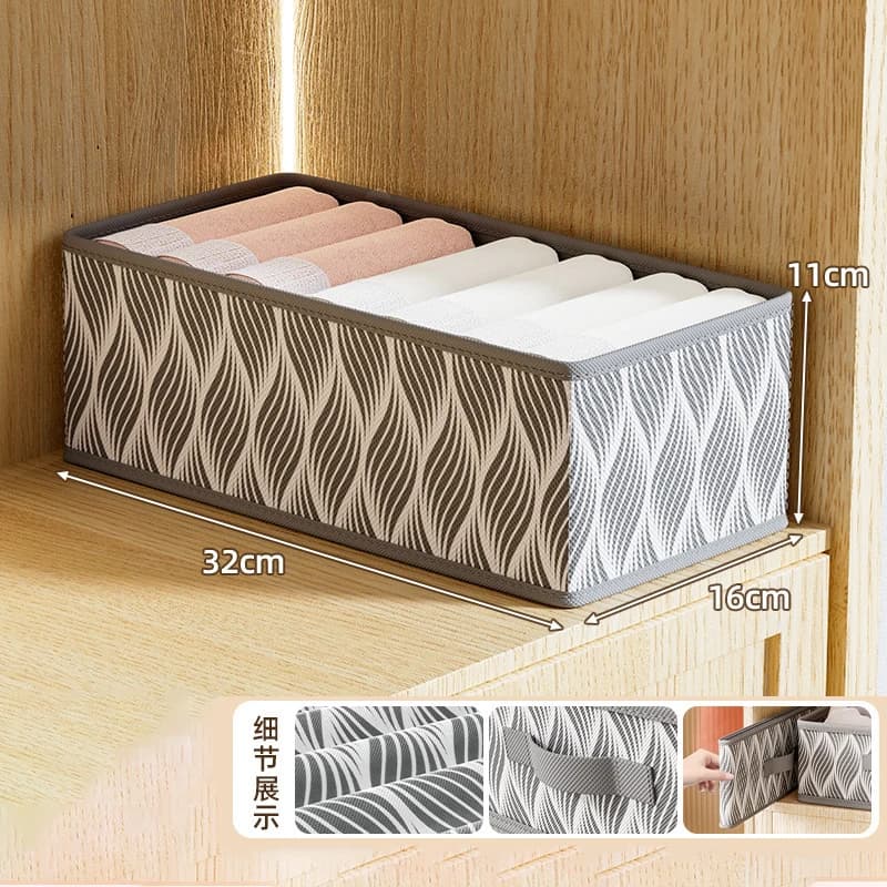 Organisateurs de sous-vêtements pliables pour la maison, armoires et égouts de proximité, garde-robe