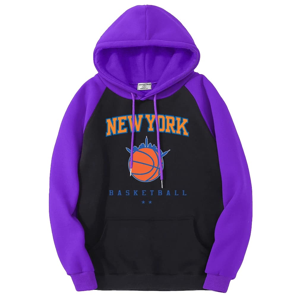 Sweat à capuche unisexe New York Basketball League PVD Anime, Hip Hop, Sweat à capuche Raglan, Coule
