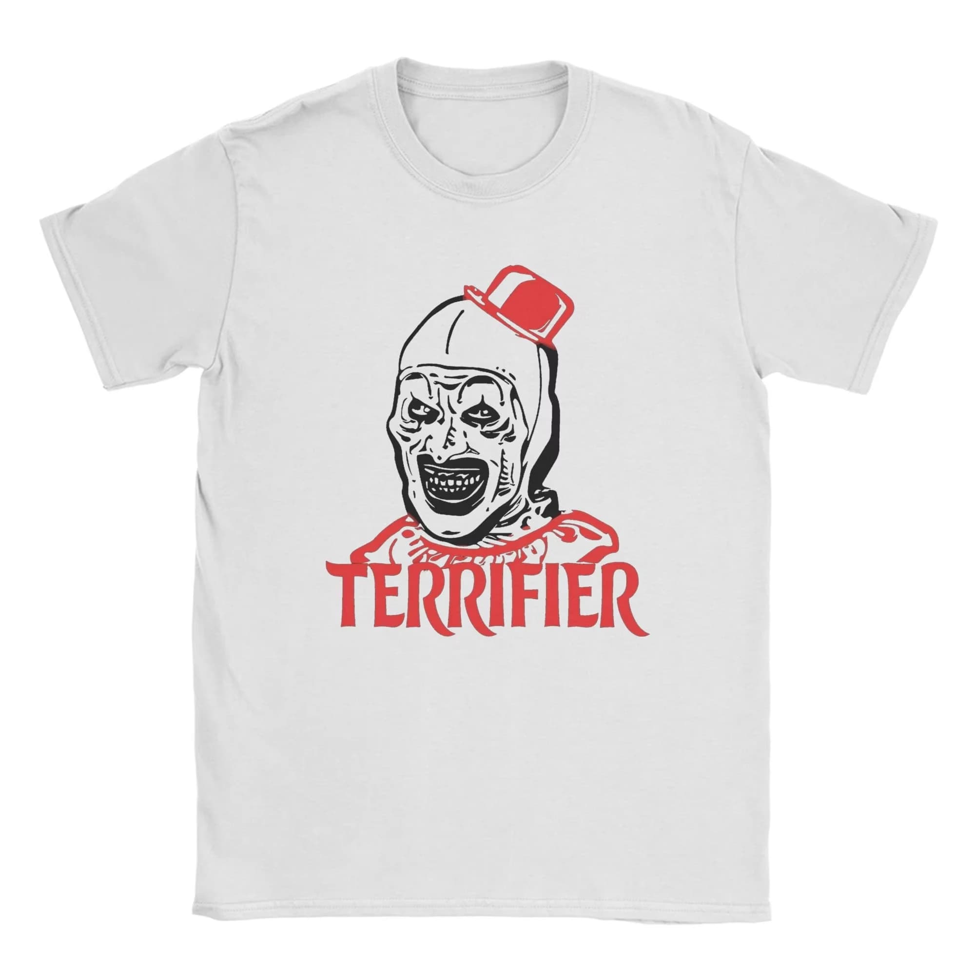 Clown horreur Terrifier T-Shirts pour hommes 100% coton Hipster T-Shirts col rond T-Shirts à manches