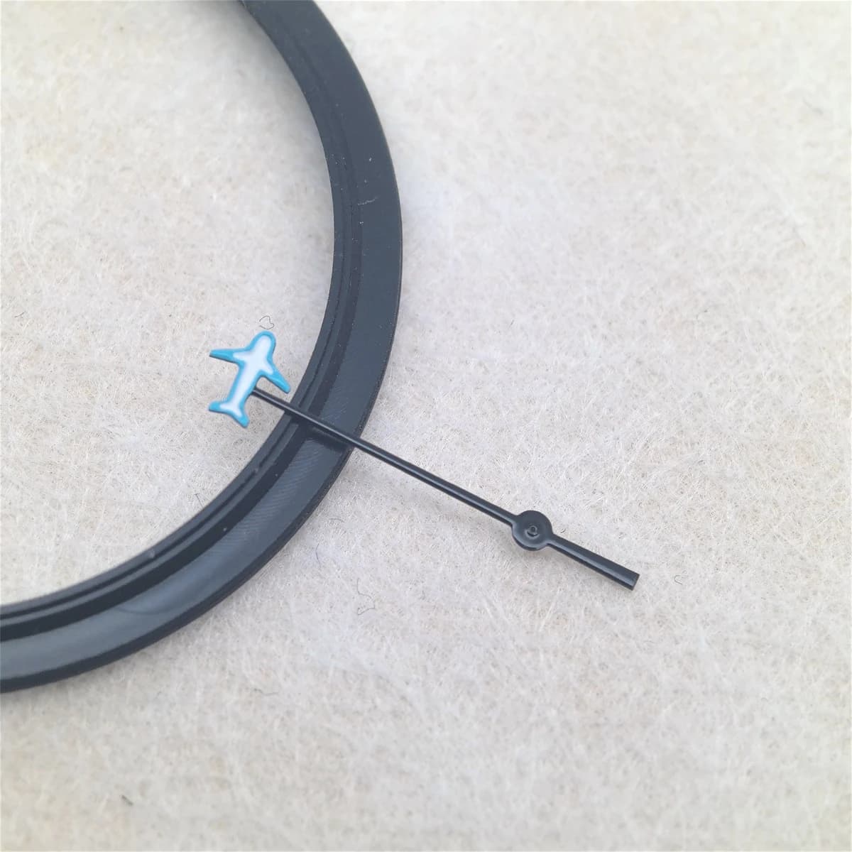 Pièces de Modification de montre de série de thème d'aviation de pilote d'occasion de forme d'avion 