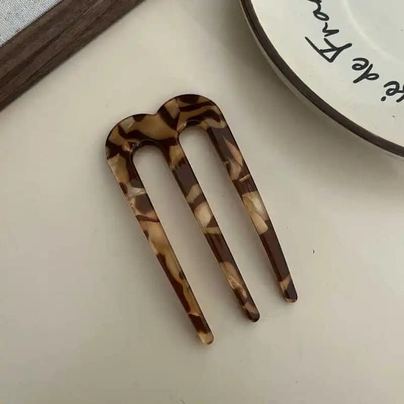 Épingles à cheveux françaises pour femmes, fourchettes à cheveux en forme de U, accessoires de coiff