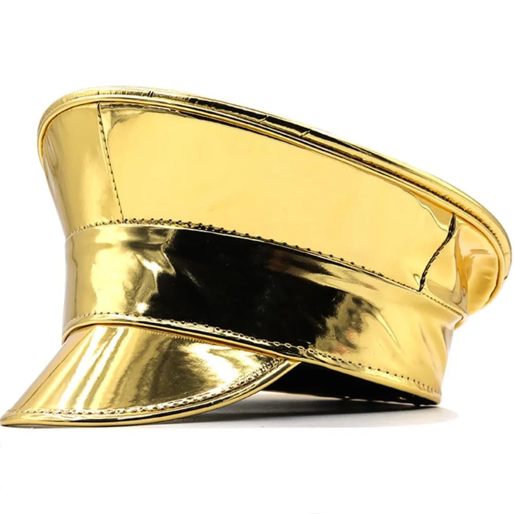 Casquette plate en cuir PU style décontracté, imperméable, protection solaire, protection UV, casque