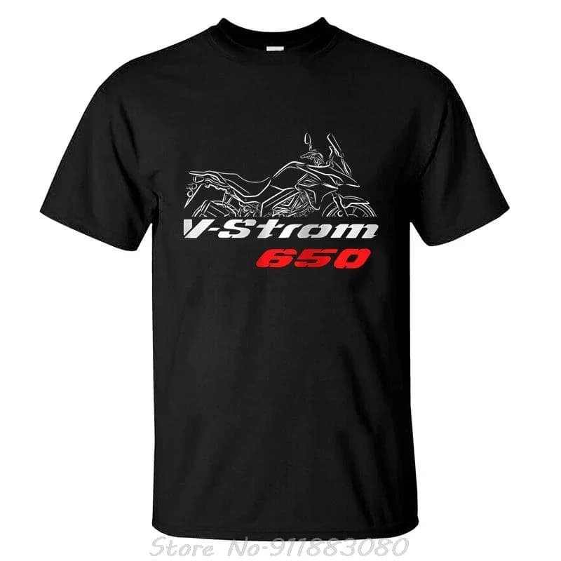 T-shirt Respzed pour hommes, T-shirt de fitness décontracté, T-shirt V-Strom, T-shirt graphique moto