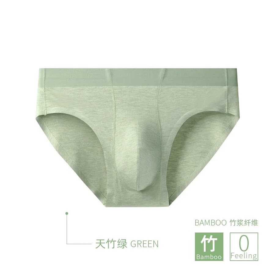 Slip Sexy pour hommes, sous-vêtements en Fiber de bambou, poche bombée, 10A, antibactérien, respiran