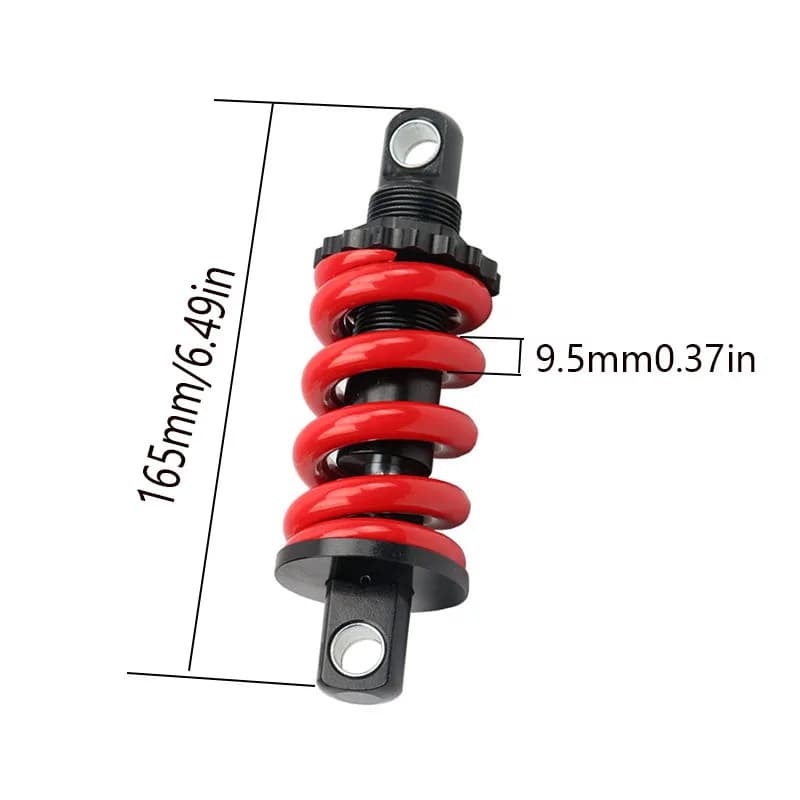 Amortisseur à ressort réglable pour scooter électrique, vélo pliant, accessoires de vélo