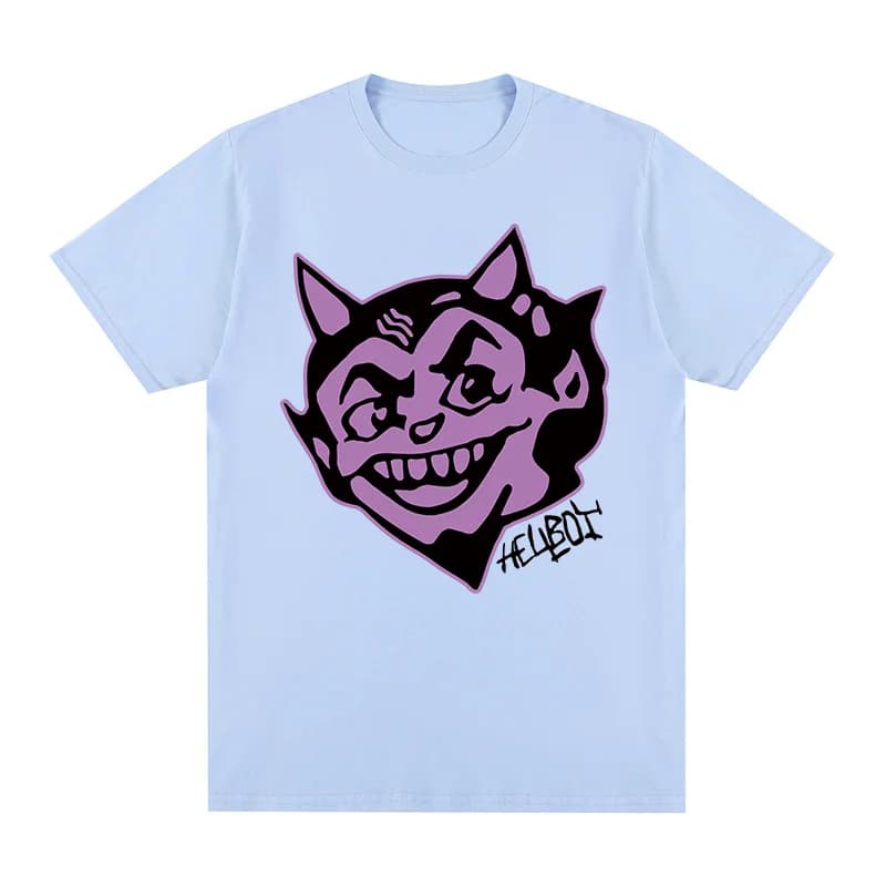 T-shirt en coton pour homme, motif Lil Peep Hell Boy, style hip-hop, nouveau modèle, t-shirt pour fe