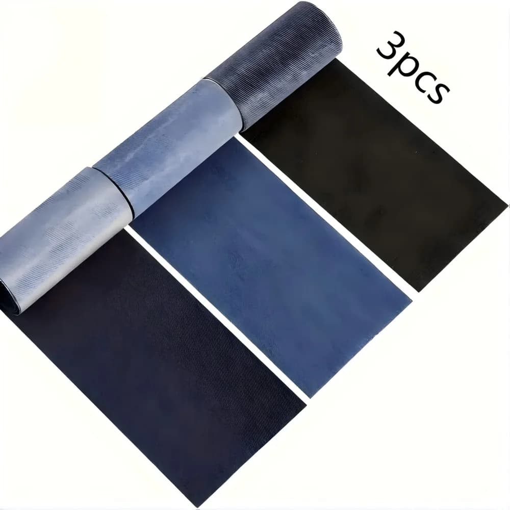 3 Rouleaux de patchs thermocollants, utilisés pour la réparation des jeans, adaptés à la réparation