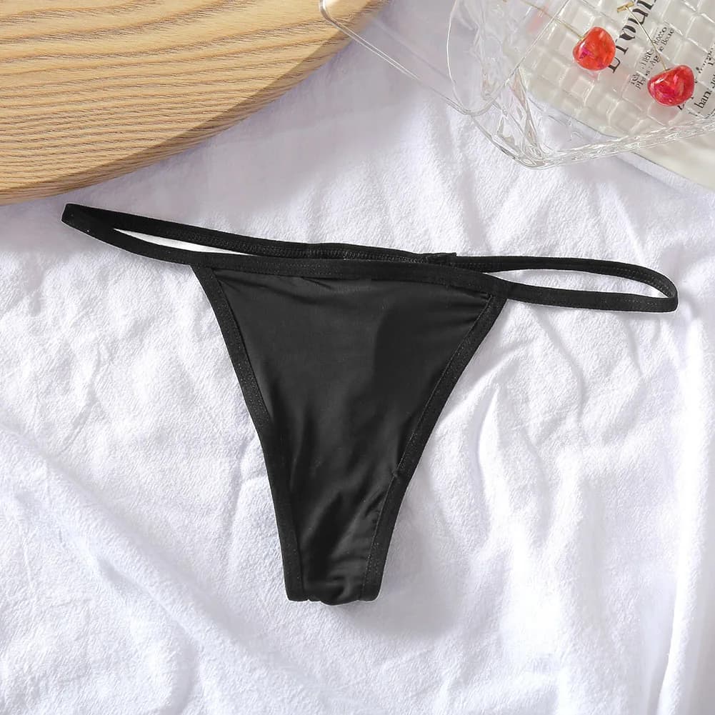Ice InjUnderwear Caramel G String Briefs, Lingerie de vacances, Tissu en coton, Vêtements confortabl