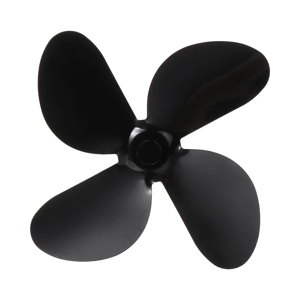 Ventilateur de poêle à bois à 4 pales, ventilateur supérieur de poêle à chaleur, ventilateur de chem