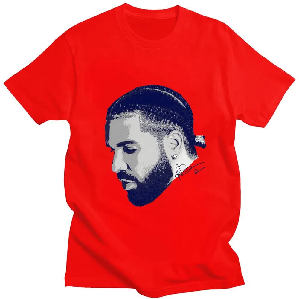 T-shirt unisexe à manches courtes imprimé Wared Drizzy Proximité, Économie hip hop, Streetwear popul