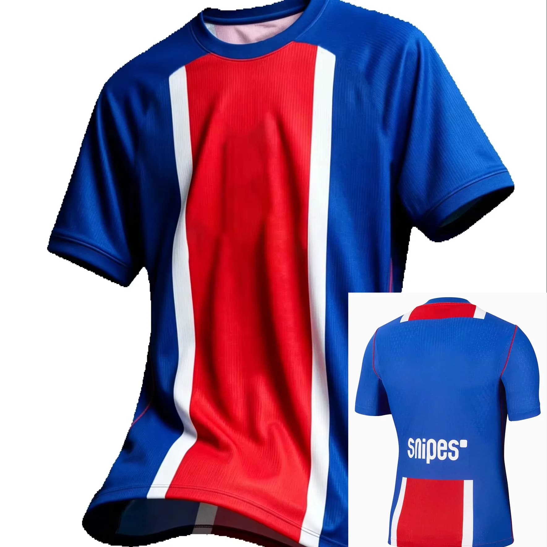 Maillot d'entraînement PSG domicile pour homme, t-shirt pour femme, haut pour garçon, t-shirt enfant