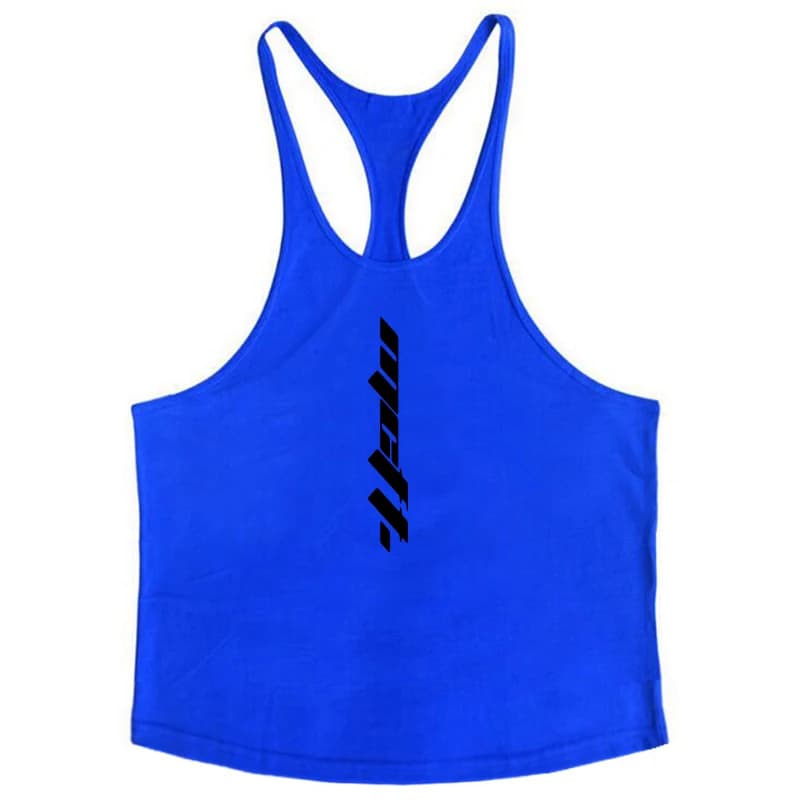 Vêtements de sport pour hommes débardeurs de musculation Fitness entraînement chemise sans manches c