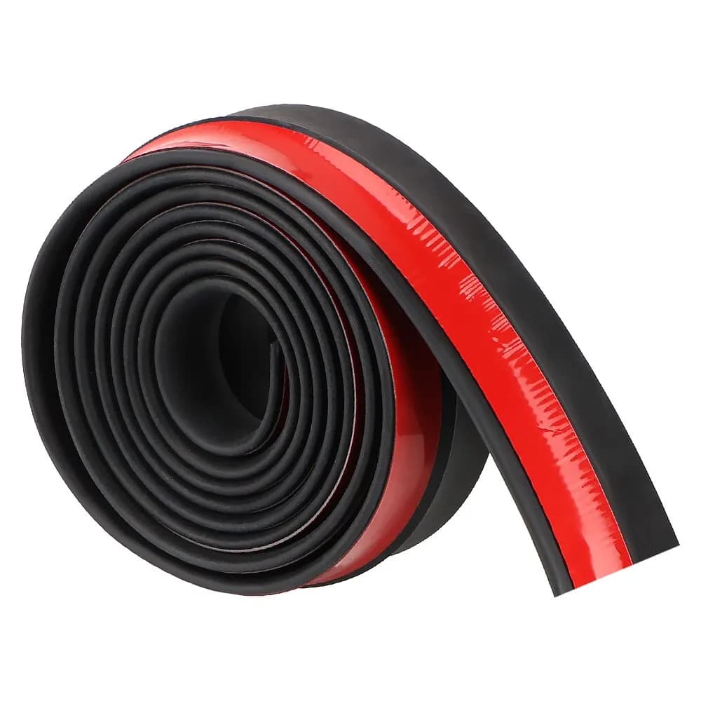 Bande de caoutchouc pour lèvre de pare-choc avant de voiture, 2.5M, largeur 60mm, protection de jupe