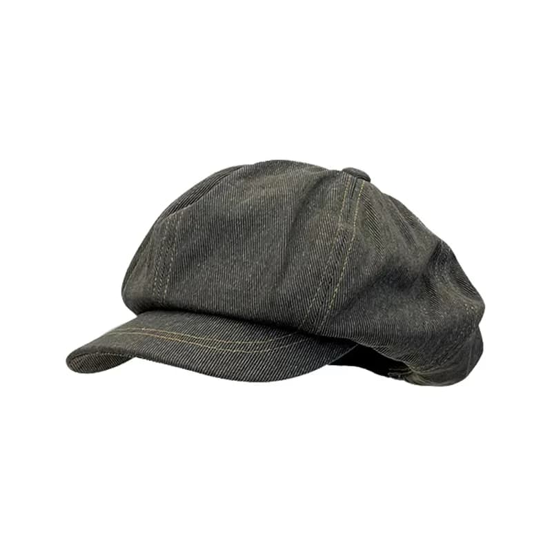 Béret de printemps pour femme, couleur unie, style rétro, casquette de gavroche décontractée, polyva