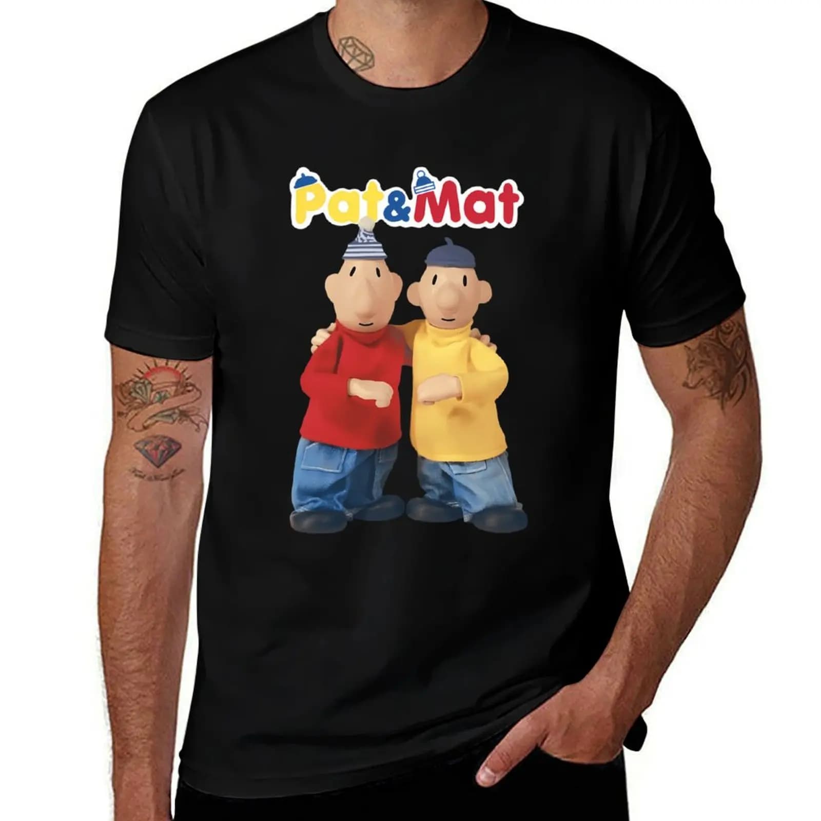 T-shirt Pat Mat, t-shirt décontracté pour tous les jours