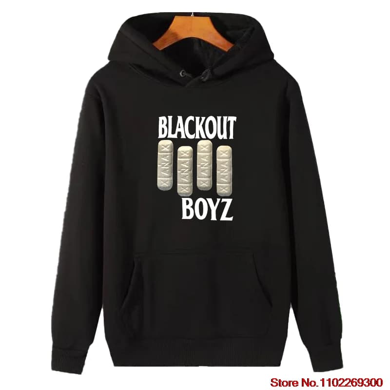 Blackout Boyz Sweat-shirt à capuche avec image de mode de haute qualité adapté à tous âges, pull épa