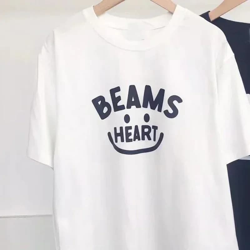 T-shirt imprimé graphique de marques de luxe de style japonais, en coton, ample et décontracté, pour