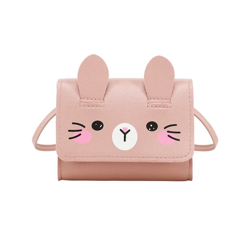 Mini sacs à main en cuir PU pour enfants, petits sacs à bandoulière princesse pour bébés filles, por