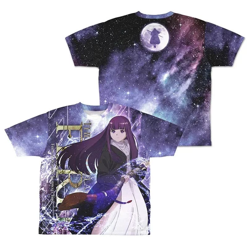 Anime Frieren: Beyond Journey's End Character Fern T-shirt décontracté à manches courtes unisexe pou