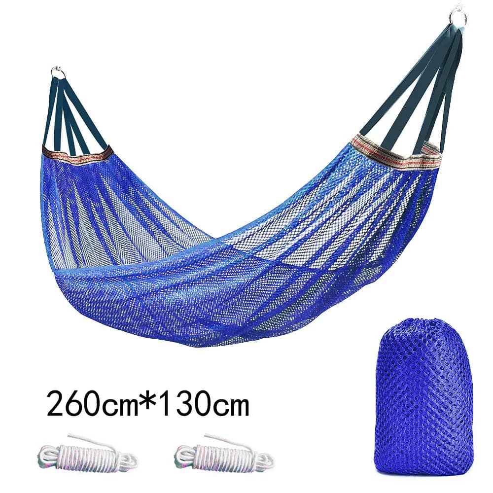 Chaise suspendue d'extérieur, balançoire simple ou double, hamac léger en filet, chaise berceau port