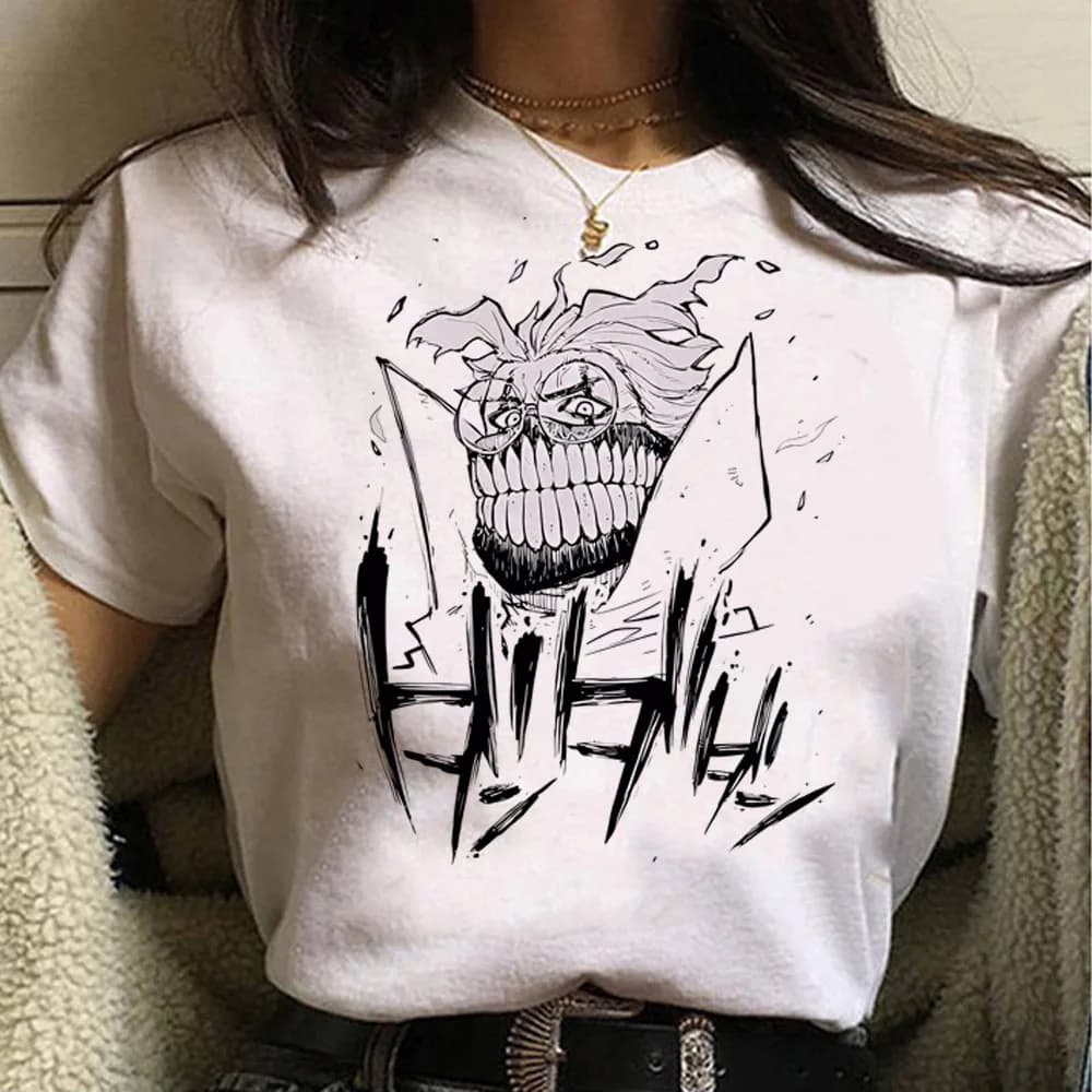 Dandadan Okarun t-shirt femme Y2k Vintage streetwear université gothique coréen vêtements chemise à