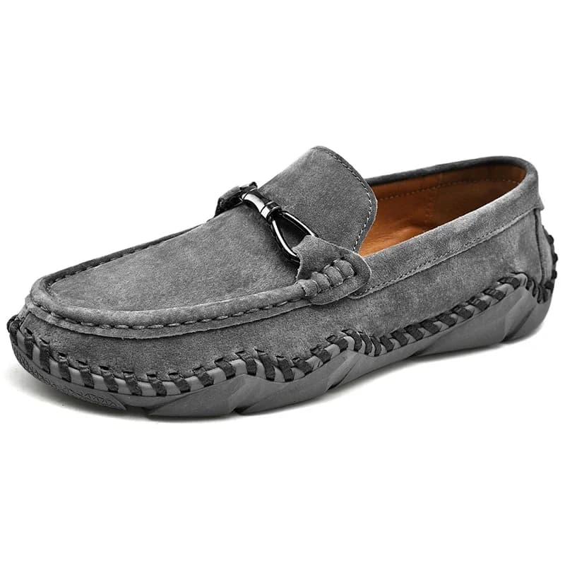 Mocassins plats confortables pour hommes, chaussures bateau à enfiler, chaussures décontractées, mod