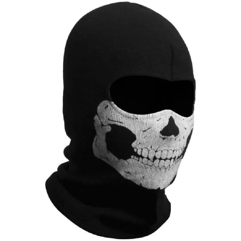 Masque thermique d'hiver pour moto, cagoule coupe-vent, couverture faciale en polaire pour Ski, cycl