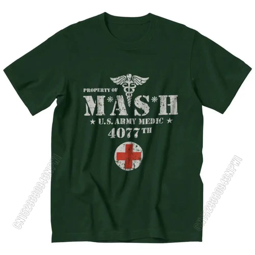 Vintage Mash émission de télévision hommes T-Shirt 100% coton T-Shirt t-shirts d'été cadeau femmes u