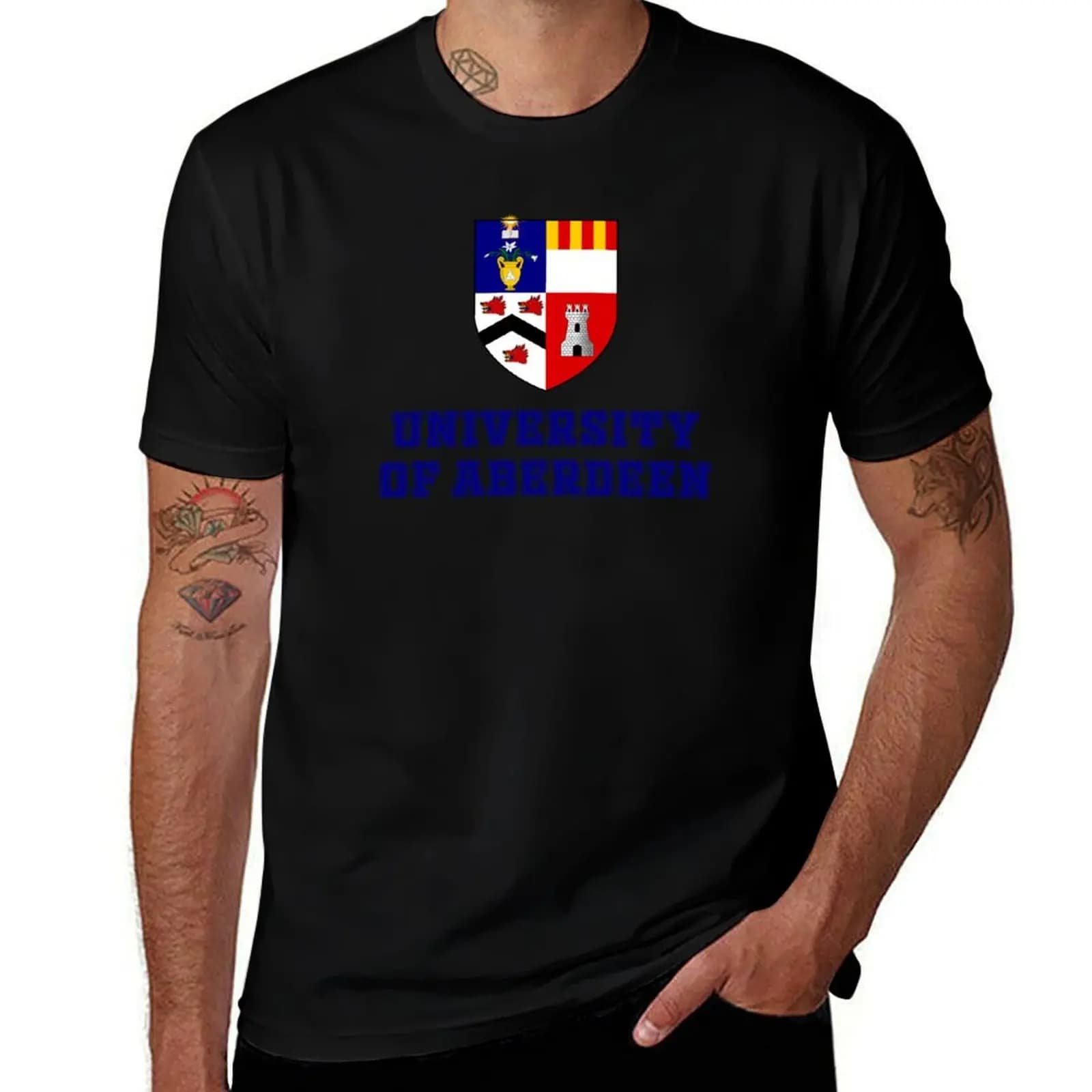 T-shirt de l'Université d'Aberdeen, ultra doux et respirant