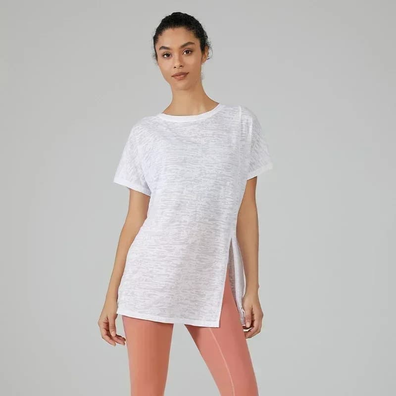 T-shirt de sport de fitness à manches courtes pour chemises de yoga féminines chemisiers sportifs d'