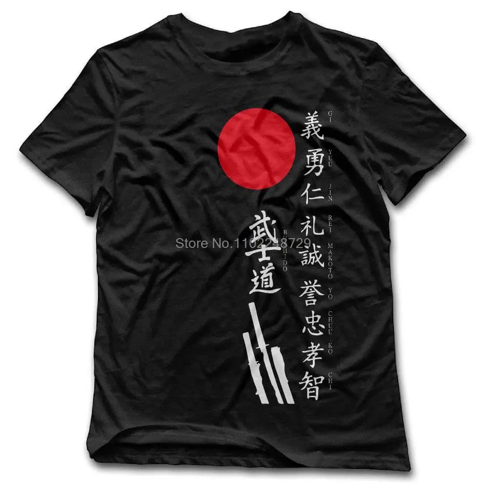 T-shirt samouraï japonais Oke ji pour hommes, t-shirt Bushido, t-shirts à la mode, design de style d