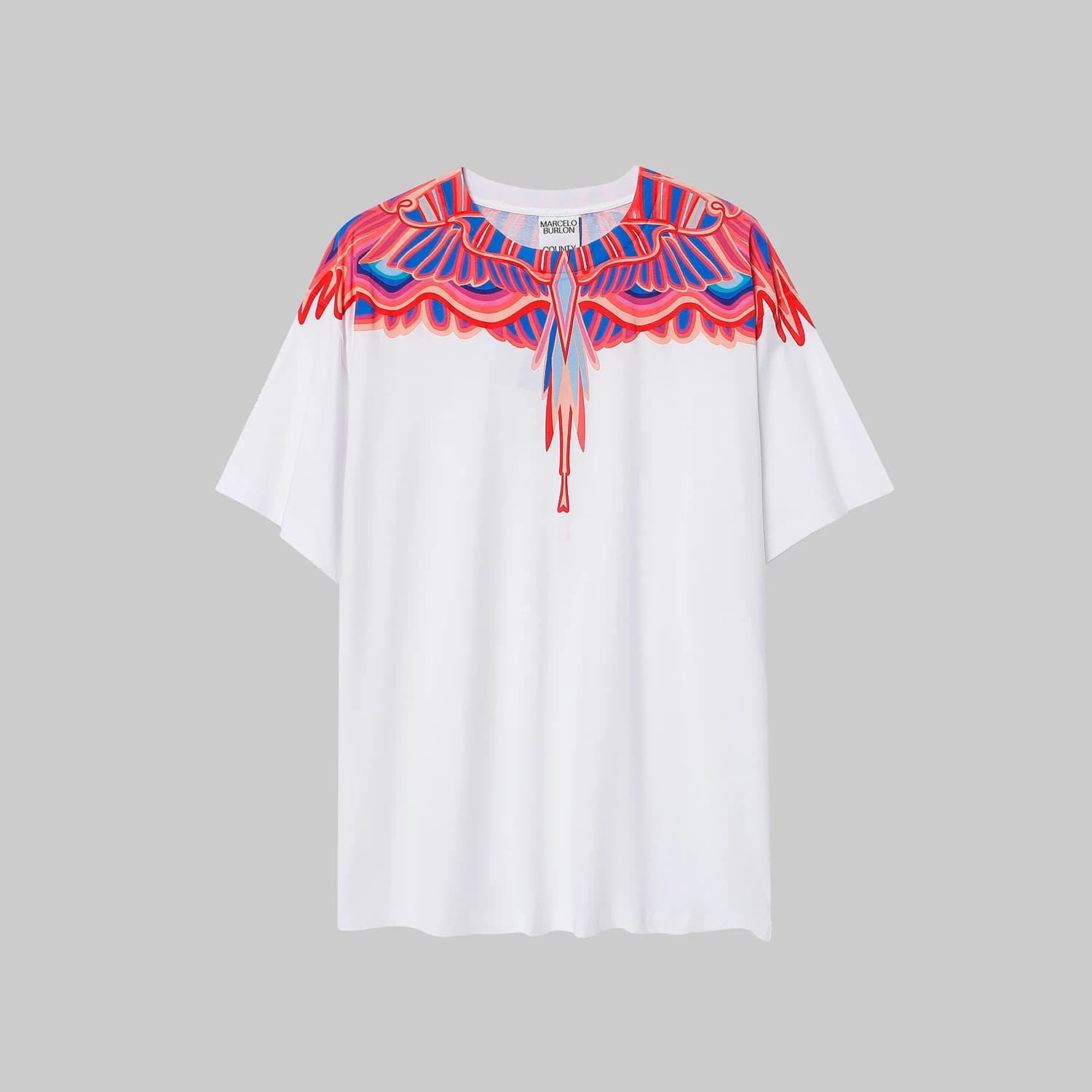 Marcelo Burlon MB marque ailes imprimer T-Shirts de haute qualité hommes femmes T-Shirt à séchage ra