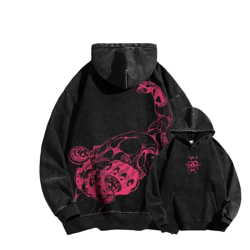 JoJo's Bizarre Adventure vêtements Kira Yoshikage graphique à capuche hommes sweat à capuche en coto