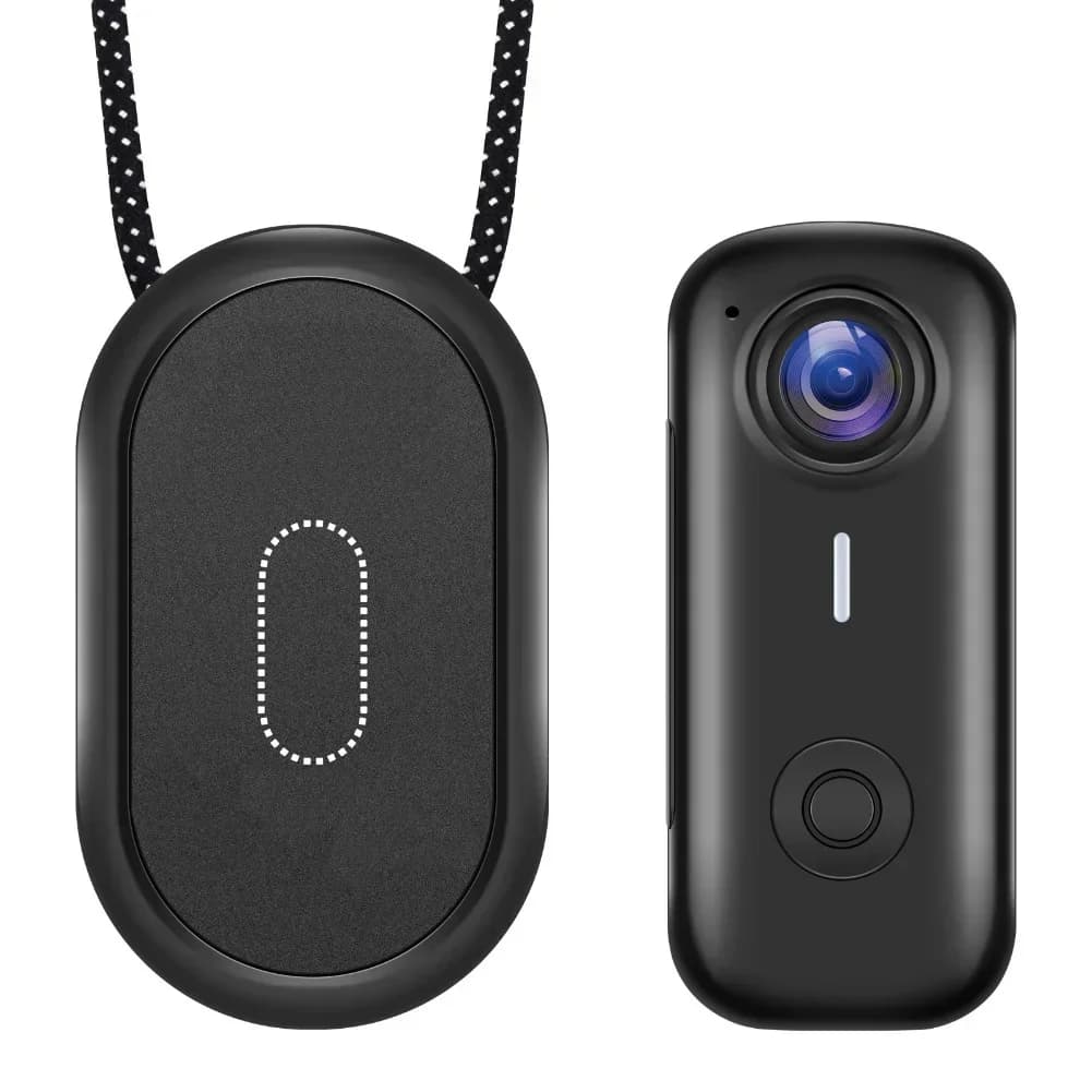 Caméra d'action magnétique compacte, enregistreur vidéo portable pour la course à pied, la randonnée