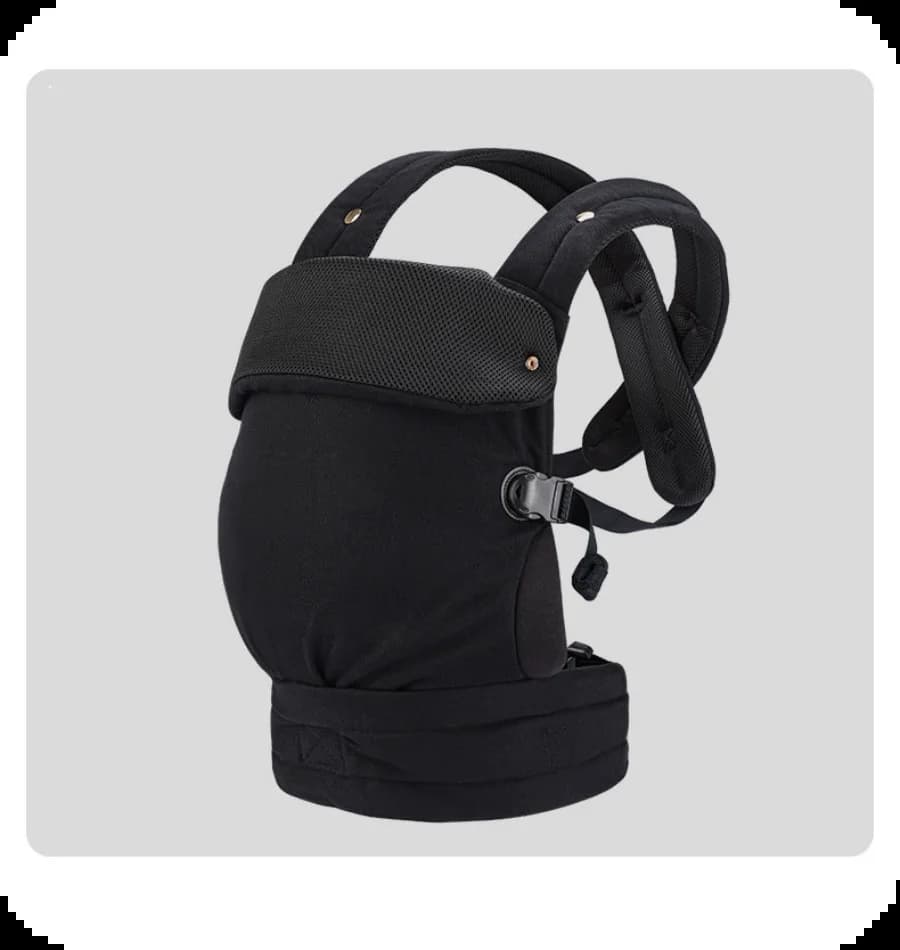 Porte-bébé pour nouveau-né à tout-petit, porte-bébé confortable (7-44 lb), avec crochet et boucle po