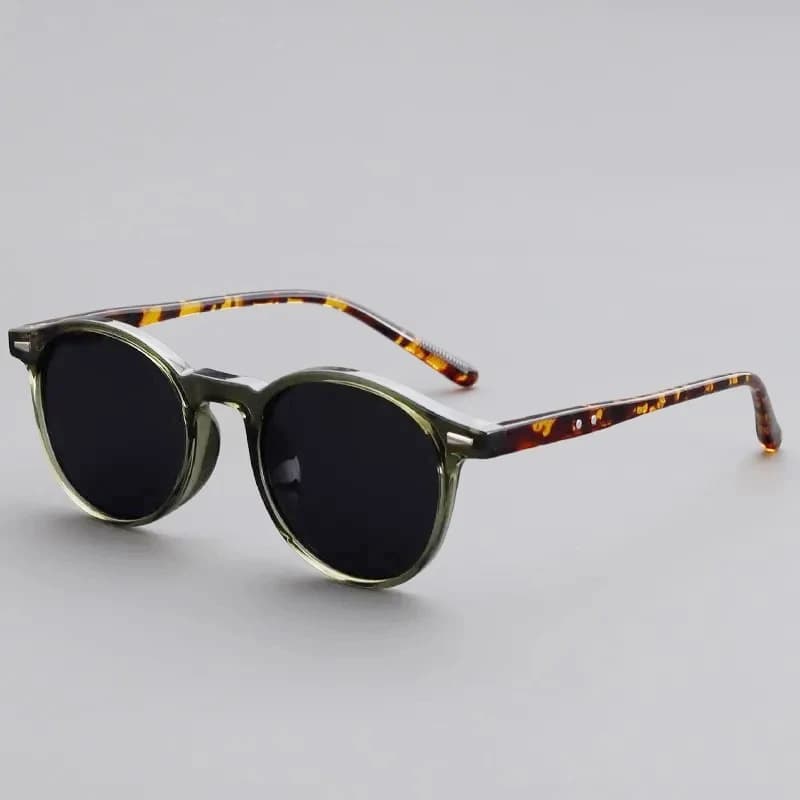 Lunettes de soleil rondes vintage pour femmes et hommes, lunettes de soleil circulaires, lunettes ov