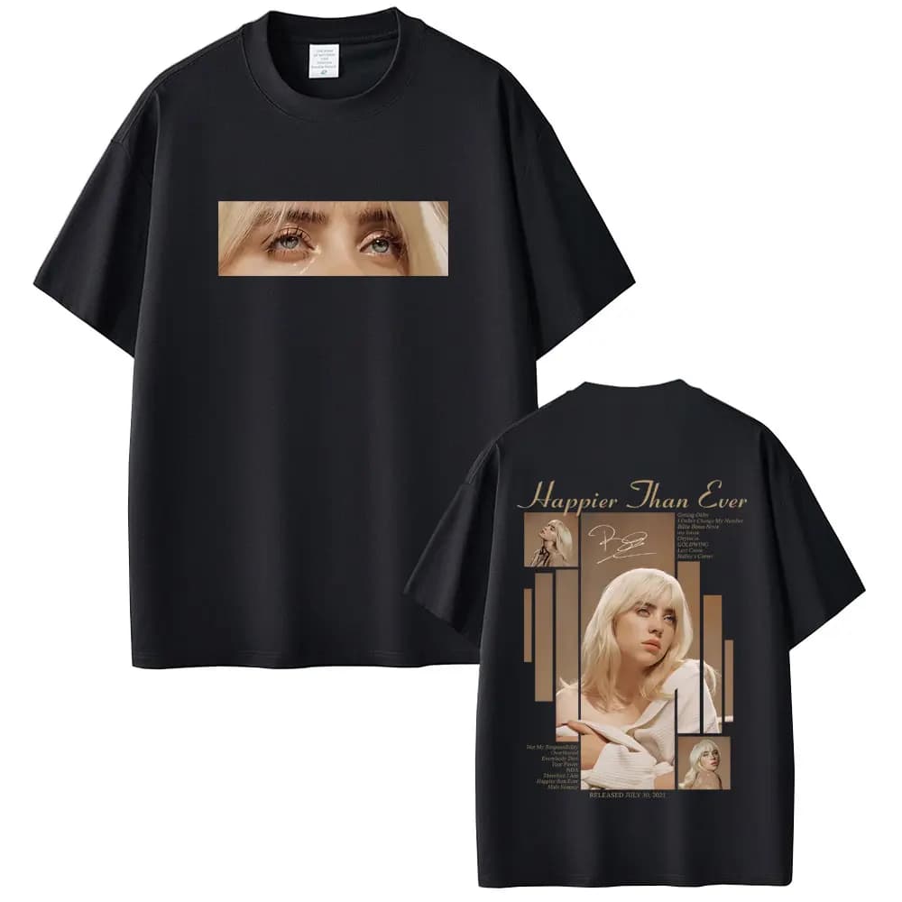 Le bonheur que jamais 2025 T-shirt hommes femmes mode Pop musique à manches courtes T-shirts unisexe