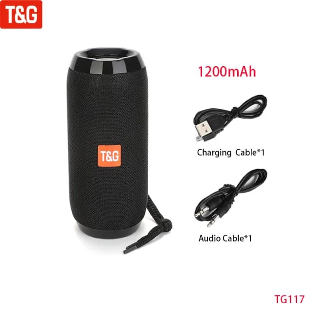 Haut-parleur Bluetooth portable sans fil, Caixa De Som, Boîte de son itude Bluetooth pour radio FM,