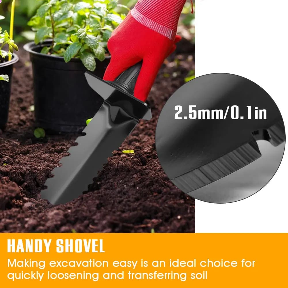 Pelle pliante portative avec outil de creusement de jardin à Double bord dentelé pour le Camping, la