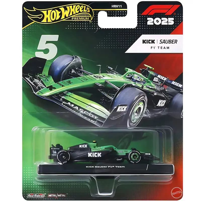 Hot Wheels PREMUM F1 HRV11 Série Formule 1 Voiture de course Verstappen N°1 Modèle miniature de voit