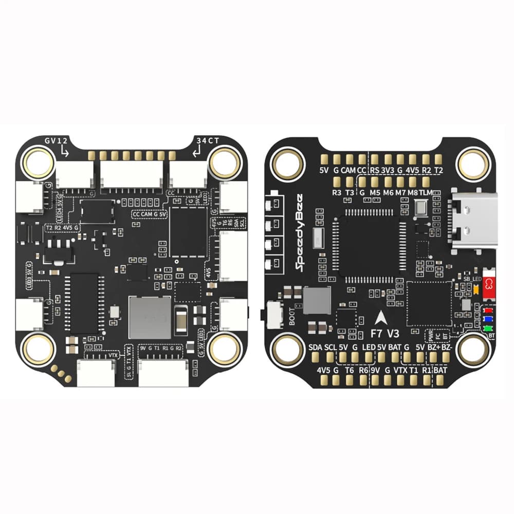 Pile de vol SpeedyBee F7 V3 F7V3 BL32 50A 3-6S (contrôleur de vol F7 V3 et ESC 4 en 1 BL32 50A)