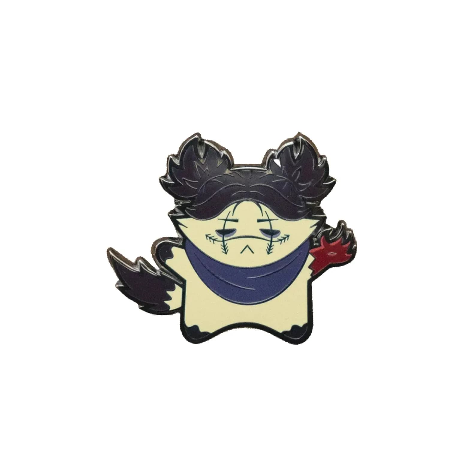 Broche en émail pour meilleurs amis chats, Satoru Gojo, broche