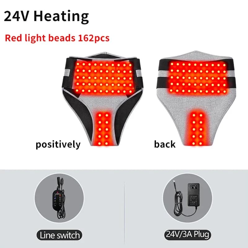 Sous-vêtements thermiques chauffants d'hiver à lumière rouge pour hommes et femmes, sous-vêtements c