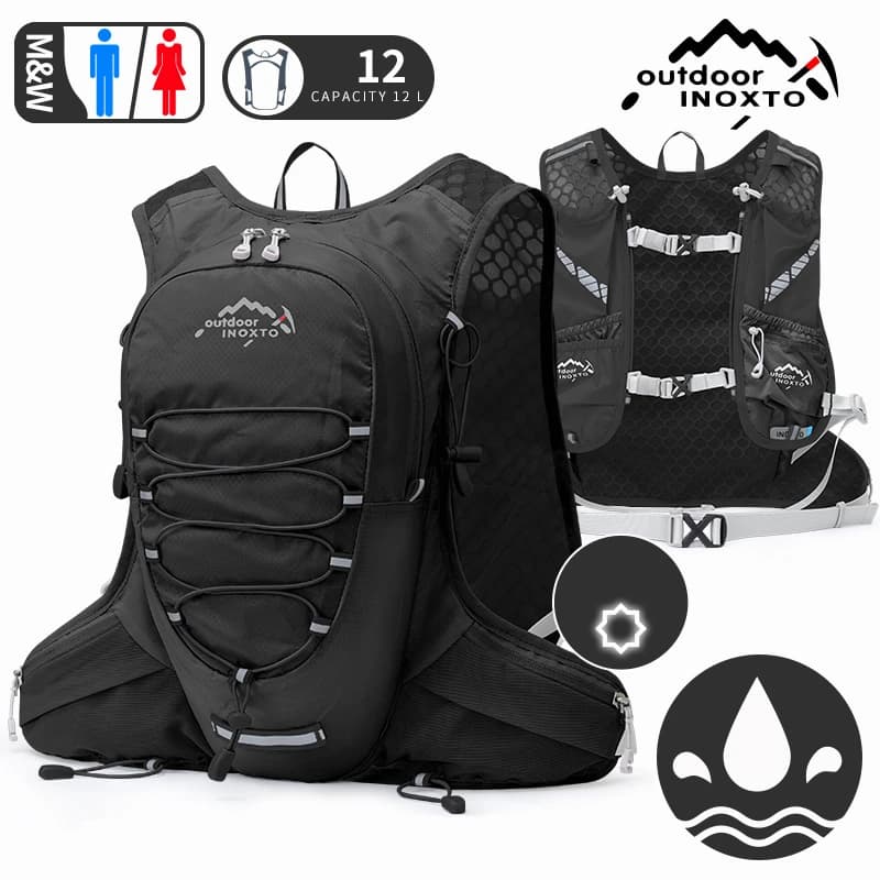 INOXTO-Sac à dos en émail pour la course, le cyclisme, la randonnée, le marathon en plein air, hydra