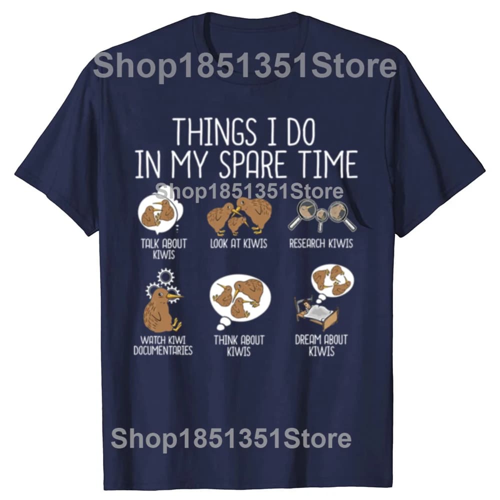 T-shirts graphiques Kiwi amusants et mignons pour les amoureux des oiseaux Kiwi, t-shirt décontracté