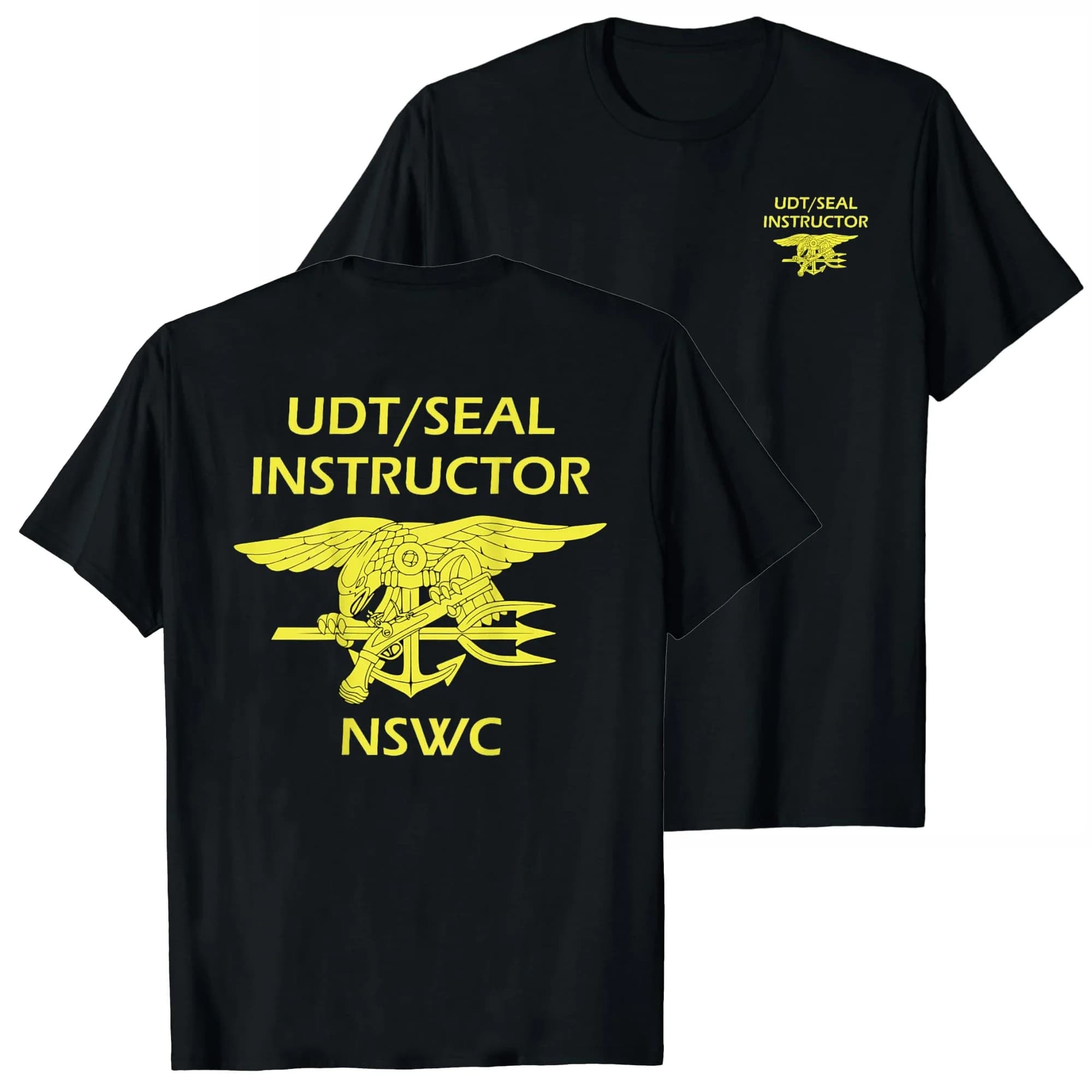 UDT Seal instructeur uniforme NSWC Naval Seals T-Shirt 100% coton col rond manches courtes été décon
