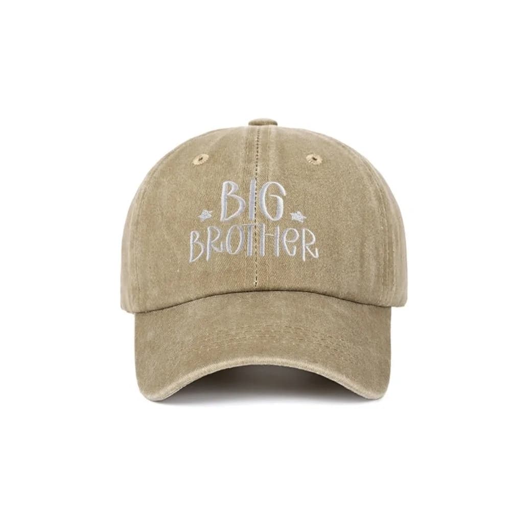 Casquettes de baseball ajustables en coton lavé style vintage pour frères et sœurs, respirantes, cad