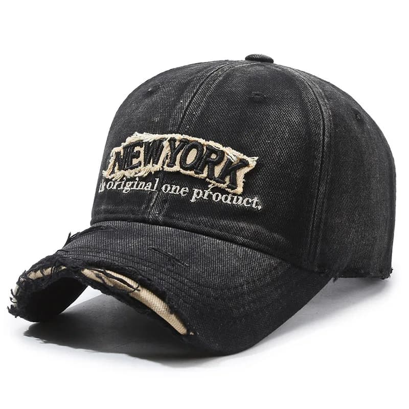 Casquette de baseball d'été beige FS Brand avec lettres pour hommes, casquette de protection solaire