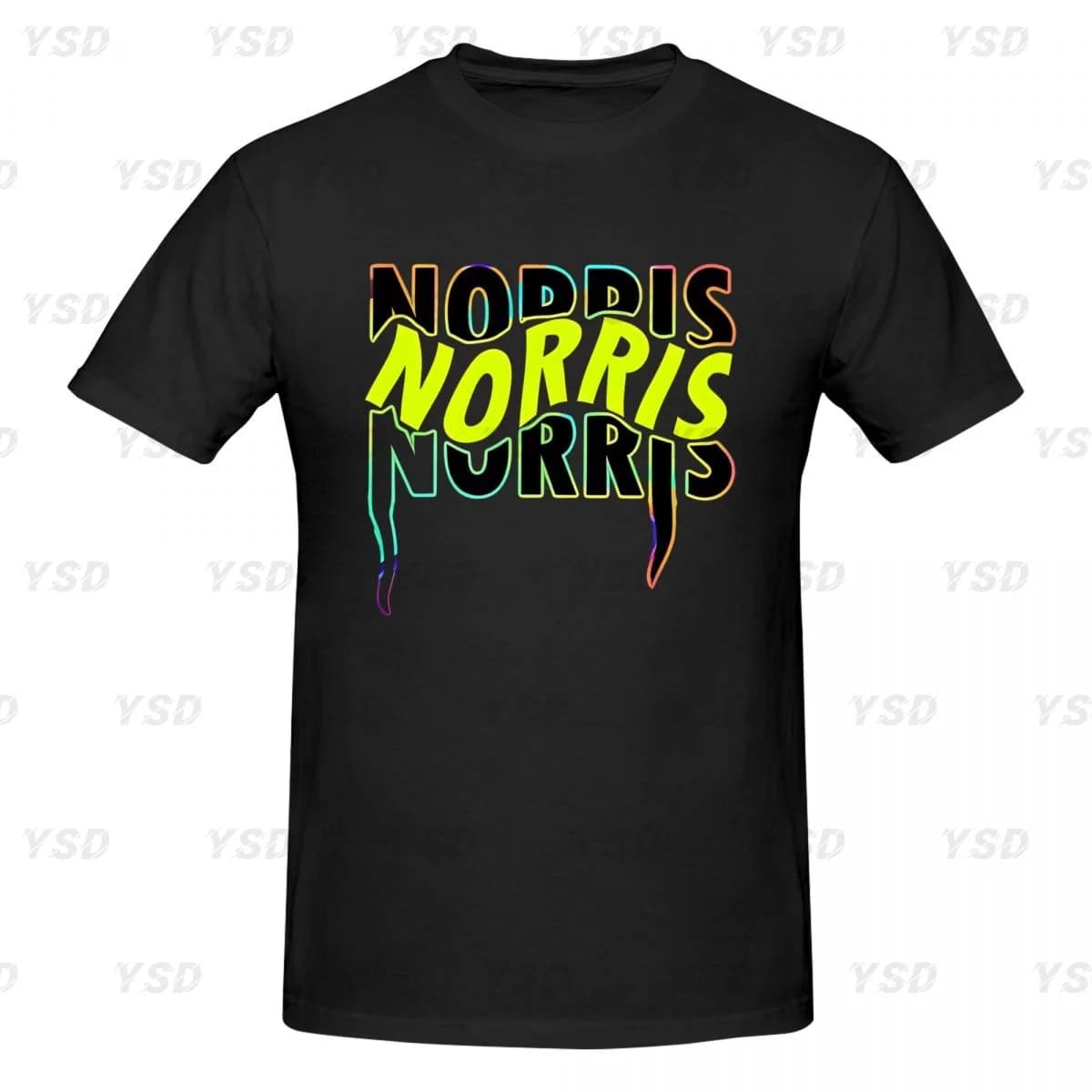 Lando Norris-T-shirt de sport de course pour homme, séchage rapide, imprimé respirant, moulant