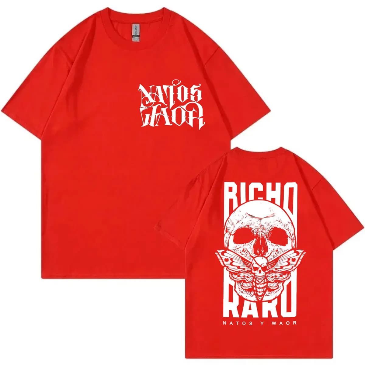 Rappeur Natos Y Waor Merch T-shirt Harajuku Hip Hop T-shirts à manches courtes hommes femmes vêtemen